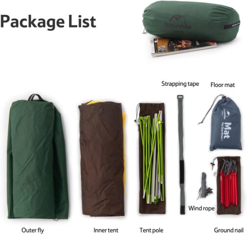Naturehike Star-River Tent 2 Person Double Tent Ultralight Tent Backpacking Waterproof Hiking Camping Tent – Bild 4