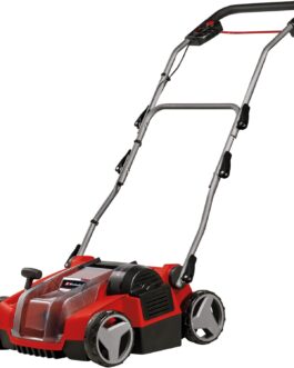 Einhell GE-SC 36/35 Li Power X-Change Battery Scarifier Fan (36 V, 35 cm Working Width, Brushless, Knife Roller with 16 Blades, Folding Guide Bar, Includes 2 x 4.0 Ah Batteries and Twincharger)