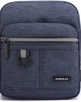Hjkiopc Men’s Shoulder Bags Small Crossbody Bag Handbag Shoulder Messenger Bag Mobile Phone Case Messenger Bag Men’s Bag Shoulder Bag Vintage Apply for Work Travel Everyday Life, blue, S, Minimal