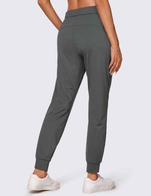 CRZ YOGA Women's Jogging Bottoms with Drawstring Opaque Sweatpants Sports Trousers Side Pockets – 71 cm – Bild 2