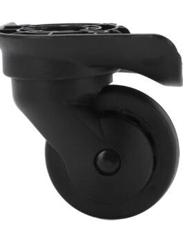 Cait Luggage Swivel Castors, Wear Resistance Practical Plastic Environmentally Friendly Suitcase Castors 1 Pair for Luggage for Suitcases