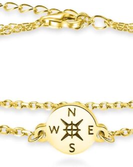 VASSAGO Graduation Bracelet, Adjustable Compass Link Bracelet, Graduation, Multilayer Bracelet, Friendship Gift, Jewelry for Him and Her