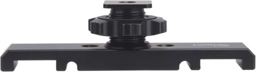 Dual Cold Shoe Mount Bracket, Dual Cold Shoe Mount Plate Adapter, Dual Hot Shoe Extension Bar for Nikon Canon Sony DSLR Camera Flash LED Video Light Microphone – Bild 3