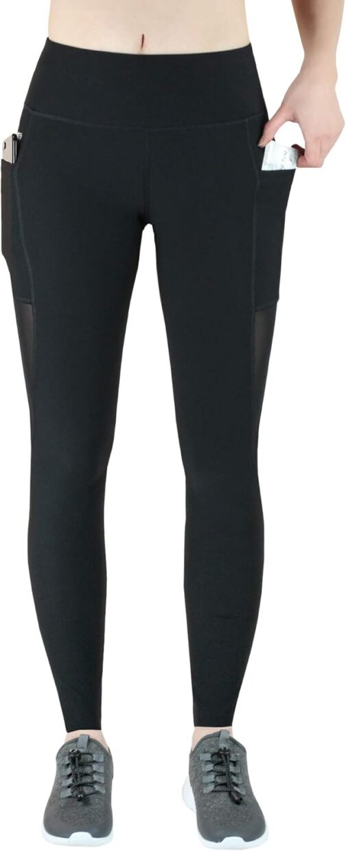 Formbelt® Women's Running Trousers with Pocket Long - Leggings Stretch Trousers Running Tights for Smartphone iPhone Mobile Phone Key Yoga – Bild 3