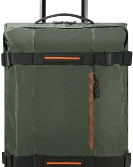 American Tourister Urban Track Ryanair Cabin Bag, Green (Dark Khaki), Duffle/Backpack with wheels