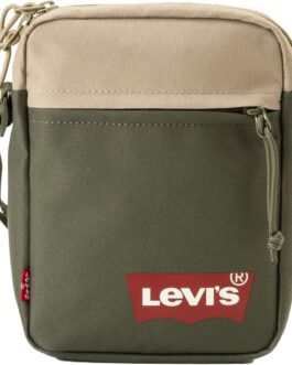 Levi’s Men’s Mini Crossbody Solid (Red Batwing) Cross Bag, Army Green, One Size, Army Green