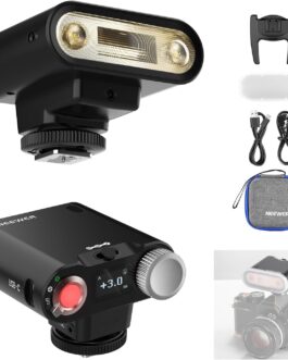 NEEWER Z160 Single Contact Camera Flash Compatible with Canon Nikon Sony Fuji Olympus Cameras, 22Ws GN14 6000K Speedlite, A/M Mode 1/1-1/128 Power, 1100 mAh Battery 650 Full Power Light 1.5s Recycling