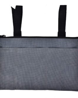 Wheelchair Bag for Armrest, Storage Bag for Wheelchairs Bag, Mobility Aid, Wheelchair Accessories, Bag, Armrest Hanging Handle Holder, Storage Bag for Wheelchairs, Grey