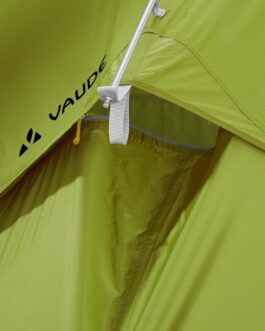 VAUDE Taurus 3P 3 Person Dome Tent for Camping or Hiking Trips, Easy to Assemble, Mossy Green, One Size, 114991480
