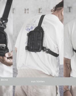 WHOS BAG – kleine Umhängetasche für Männer und Frauen, slingbag Herren klein, Brusttasche, Sling crossbody bag damen, Handytasche