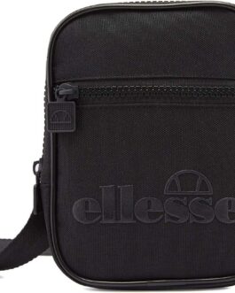 Ellesse Templeton Unisex Shoulder Bag, Black Mono