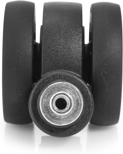 GUGULUZA Universal Replacement Wheels 50 mm for Suitcase Luggage Suitcase Black Pack of 2 – Bild 4