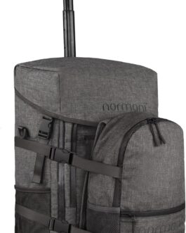 Travel Bag (2-Piece) – Trolley with Backpack Function and Large Volume of 37 L and 5 Compartments 50 x 37 x 20 cm, Z Grey