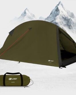 EXPLORER Dakota 1-2 Person Tent Small Pack Size Ultralight for Bicycle or Motorcycle Travel 1-2 People 3000 mm Hydrostatic Head with Separate Inner Tent Waterproof Base Hiking Trekking Camping