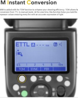 Godox TT685II-F TTL Camera Flash Light Speedlite 2.4G High-Speed Sync 1/8000s GN60 Compatible with Fuji X100F X-T2 X-T1 X-T4 X-T5 X-A3 X-E1 X-E2 X-Pro 2 X100T X-T20 X-T10 X-H2