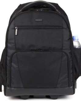 Targus TSB700EU Sport 15-15.6 inch Laptop Backpack with Wheels, Black, Converts into a Trolley Case, Smooth Wheels and Telescopic Trolley Handle