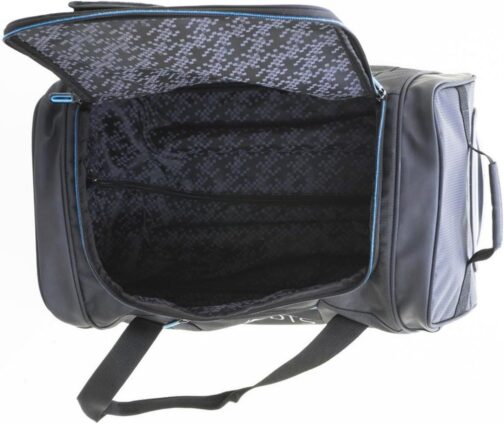 Davidts Trolley Hand Luggage Travel Bag Sports Bag Black Blue 50 cm, black, travel bag – Bild 2
