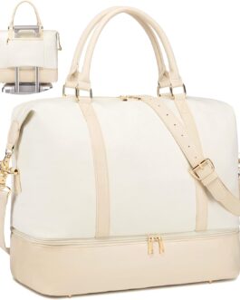 LOIDOU Women’s Travel Bags, Weekender Bag, Overnight Shoulder Duffel Carry-On Tote Bag with Luggage Sleeve, Shoe Compartment, Perfect for Travel, Daily Use, Birthday Gift