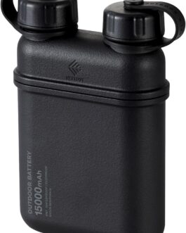 ELECOM Nestout Portable Charger, 15000 mAh Outdoor Battery Power Bank, 32 W USB-C Fast Charging PD, Waterproof IP67, Durable Shockproof, Battery Pack for Smartphone Tablet Hiking Travel Camping –
