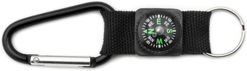 PRECORN Keyring with Compass and Carabiner – Outdoor Accessory for Camping and Hiking – Robust Backpack Pendant with Emergency Compass – Ideal Outdoor Accessory – Bild 5