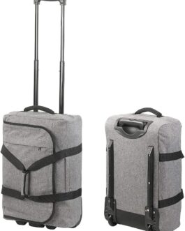 Xcase Foldable Suitcase: Foldable 2-in-1 Hand Luggage Trolley and Travel Bag, 44 Litres, 2 kg (Suitcase with Wheels, Luggage Trolley Foldable, Travel Suitcase Foldable), gray
