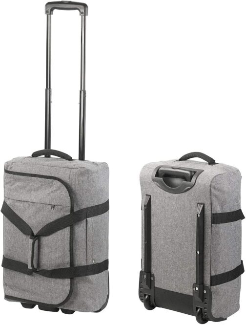 Xcase Foldable Suitcase: Foldable 2-in-1 Hand Luggage Trolley and Travel Bag, 44 Litres, 2 kg (Suitcase with Wheels, Luggage Trolley Foldable, Travel Suitcase Foldable), gray – Bild 2