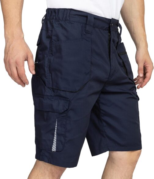 BWOLF Drift Work Trousers, Men's Work Trousers, Men's Short Work Shorts, Work Trousers, Short Men's Ripstop Fabric with Many Pockets – Bild 4