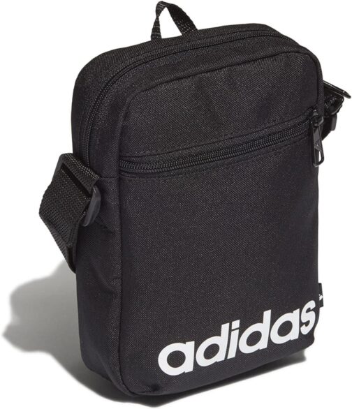 Adidas Essentials Logo Shoulder Bag, Black/White, 0 – Bild 3