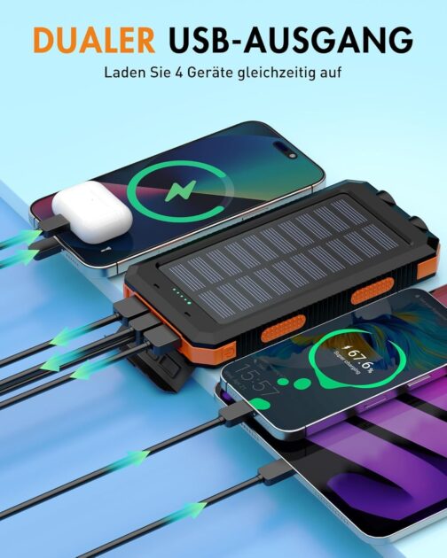 Solar Power Bank for Smartphones, Tablets and More – Bild 4