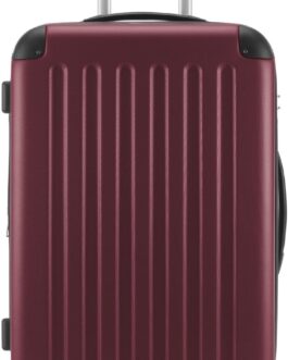 Hauptstadtkoffer – Spree 4 Double Wheels Hard Shell Suitcase Trolley Suitcase Travel Suitcase TSA 65 cm 74 Litres, burgundy, Suitcase
