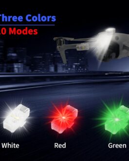 LED Drone Light Lighting for DJI Flip, Neo, Mini 4K/2/3/4 Pro/SE, Air 3S/3/2/2S, Mavic 3/2, Spark, FPV, Avata, EVO, Drone Strobe Light, Night Flying Anti Collision Flash Flashing Light Accessories