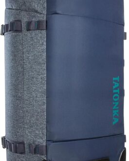 Tatonka Trolley Duffle Roller – Faltbare Reisetasche mit Rollen und Rucksackfunktion – In eigener Deckeltasche verstaubar