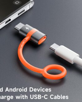 mcdodo Adapter USB C to Micro USB C Male to Micro USB Female Adapter Compatible with Samsung Galaxy, LG, Huawei, Type-C Mobile Phones, Power Bank