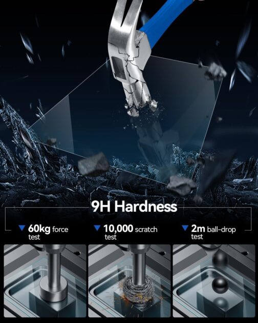 LANTU HD Series 9H Screen Protector 10.1 Inch for J-eep Compass 2021-2025 Screen Protector Anti-Scratch Screen Protector – Bild 3