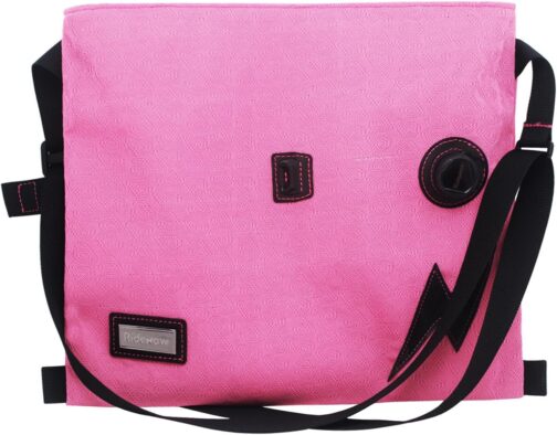 RIDENOW Bicycle Bag for Cycling Racing, Pink Shoulder Bag, Lightweight, Portable, Foldable, Waterproof Bag for Daily Life, Travel, Gift