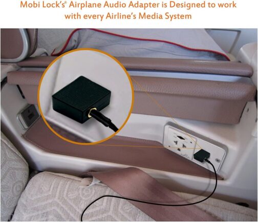 Gold Plated Airplane Flight Headphone Adapters (Pack of 2) | Allows you to use your Earphones with all In-Flight Media Systems | This Airline Plane Headset Converter Enables Great Sound on all Planes – Bild 6