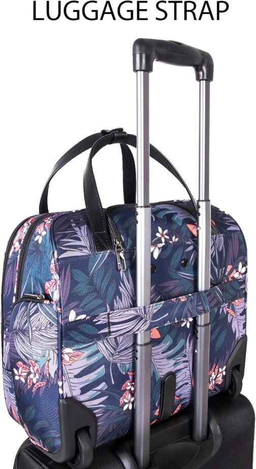 VANKEAN Wheeled Laptop Bag for Men and Women Rolling Briefcase for Laptops up to 15.6 Inch – Bild 6