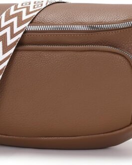 Boadlol Large Bum Bag Women’s Shoulder Bag Crossbody Bag Shoulder Bag Chest Bag Lightweight with Multiple Compartments Adjustable