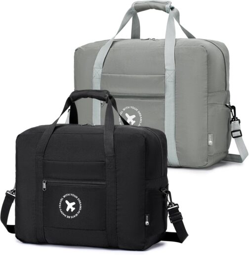 MISWAN Ryanair Hand Luggage 40 x 20 x 25 Backpack, Foldable Travel Bag for Aeroplane, Cabin Bag, Hand Luggage, Bag, Travel Bag with Hard On The Trolley, Suitcase, Handbags, Organiser, Gym, Fitness