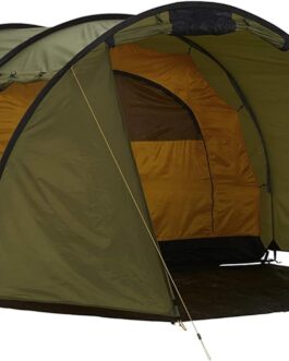 GRAND CANYON Robson 4 Tunnel Tent for 4 People, Waterproof, Large Space and Storage Space, Good Ventilation, Tent for Trekking, Camping, Outdoor