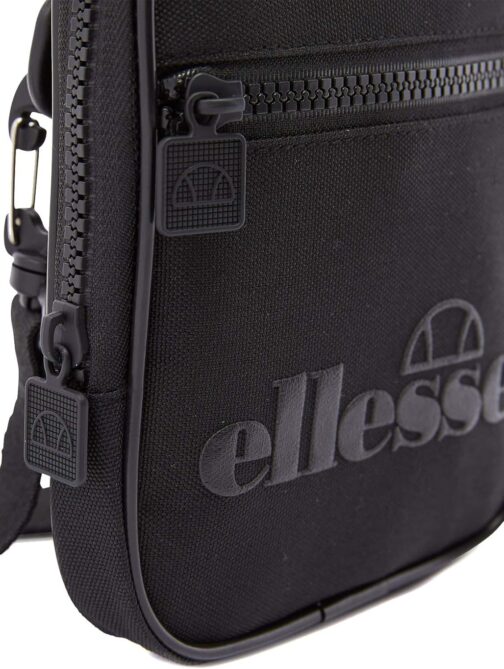 Ellesse Templeton Unisex Shoulder Bag, Black Mono – Bild 4