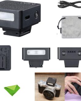 Godox IM20 Camera Flash – Godox im20 Mini Flash – Manual 440 Full Power – Flashes / 3s Recycle Times / 5 Power Level, Camera Flash for Sony Zve10/Sony Zv1/Sony A7III/Ricoh gr3/Fujifilm f1