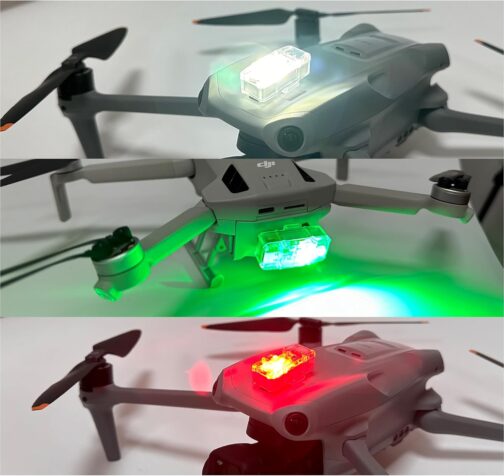 LED Drone Light Lighting for DJI Flip, Neo, Mini 4K/2/3/4 Pro/SE, Air 3S/3/2/2S, Mavic 3/2, Spark, FPV, Avata, EVO, Drone Strobe Light, Night Flying Anti Collision Flash Flashing Light Accessories – Bild 6