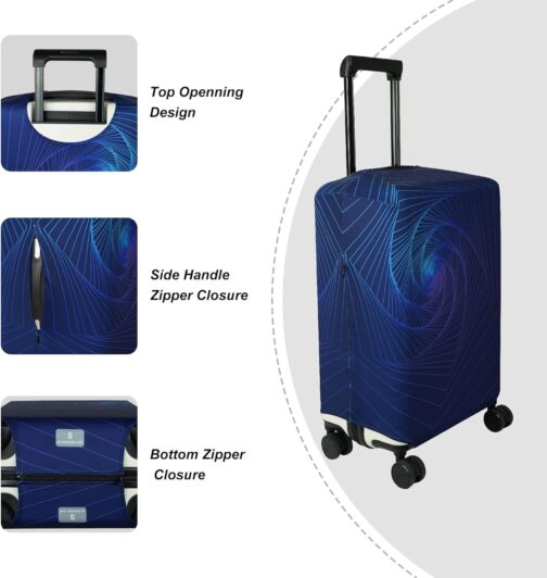 Explore Land Travel Luggage Cover Suitcase Protector Fits 18-32 Inch Luggage – Bild 3