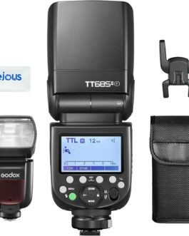 Godox TT685II-F TTL Camera Flash Light Speedlite 2.4G High-Speed Sync 1/8000s GN60 Compatible with Fuji X100F X-T2 X-T1 X-T4 X-T5 X-A3 X-E1 X-E2 X-Pro 2 X100T X-T20 X-T10 X-H2