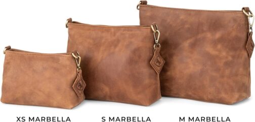 Berliner Bags Vintage Umhängetasche Marbella M, Große Schultertasche Crossbody Bag aus Leder, Handtasche für Damen – Bild 11