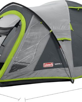 Coleman Darwin 3 Zelt, kompaktes 3 Mann Kuppelzelt, leichtes 3-Personen Camping- und Wanderzelt, 100% wasserdicht, eingenähte Bodenplane, kompaktes und leichtes Iglu-Trekkingzelt, schneller Aufbau