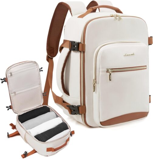 LOVEVOOK Ryanair Hand Luggage 40 x 20 x 25 cm, Small Hand Luggage Backpack Bag Travel Backpack Airplane Carry On Hand Luggage Travel Backpack for 14 Inch Laptop Women Men Cabin Bag Eurowings Wizz