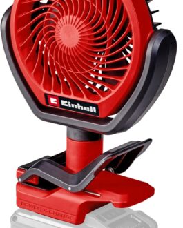 Einhell Battery Fan GC-CF 18/110 Li-Solo Power X-Change (18 V, Brushless, 3 Speed Levels, Infinitely Adjustable, Many Mounting Options, Battery Not Included)