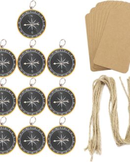 10 Piece Compass Pendant Made of Portable Decoration for Weddings and Parties Creative Party Gifts for Friends and Family
